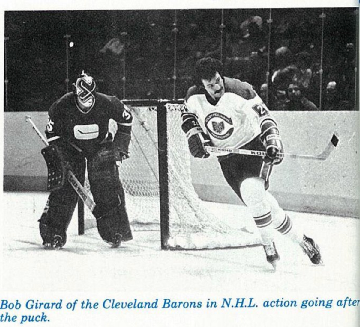 NHL Cleveland Barons History 