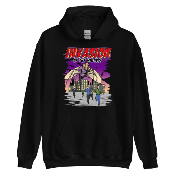 Invasion of the Midges Hoodie - Black