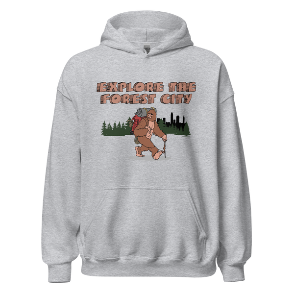 Explore the Forest City Gray Hoodie