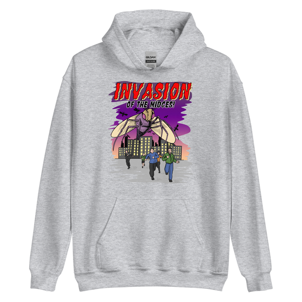 Invasion of the Midges Hoodie - White