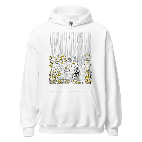 Daffodil Hill White Hoodie