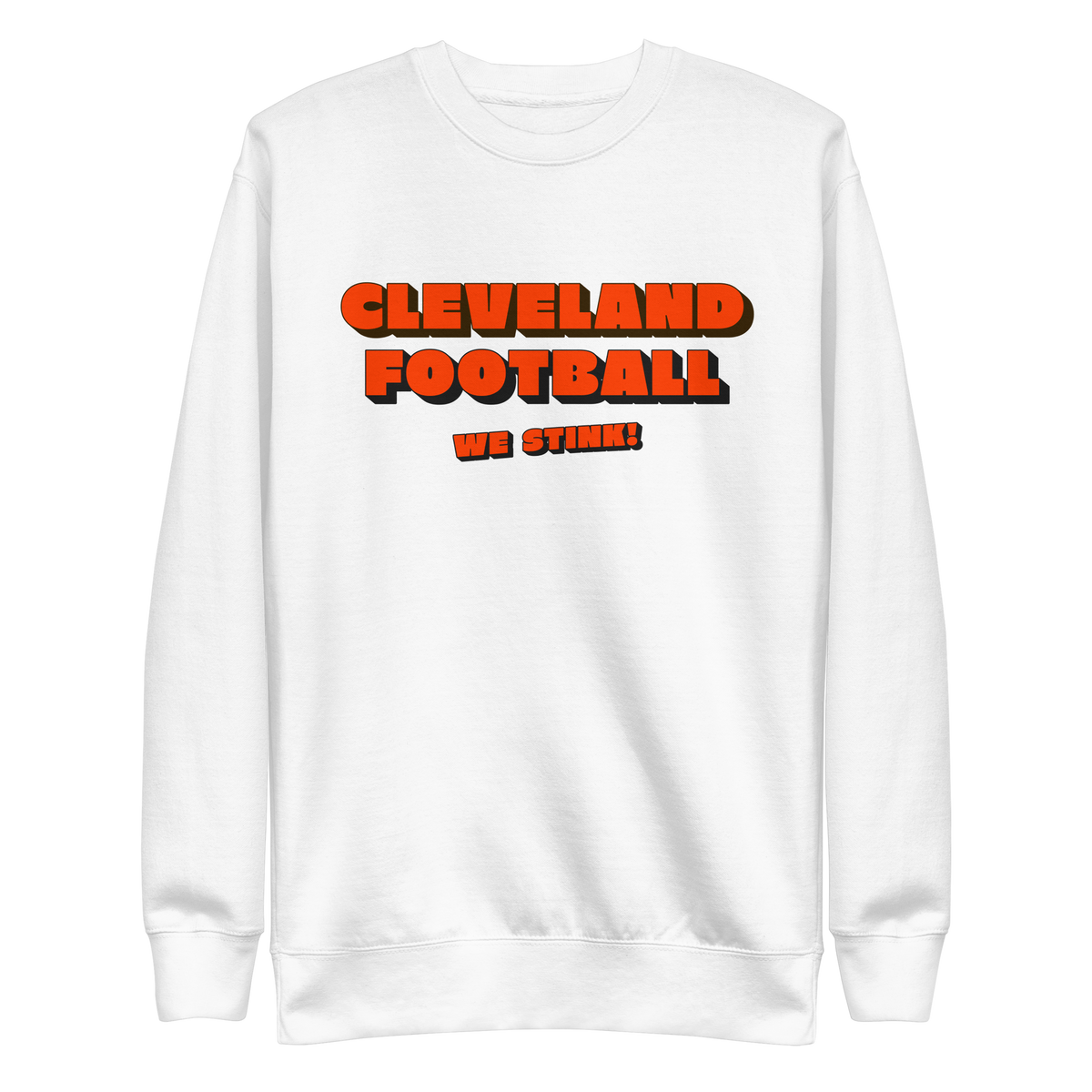 WAREHOUSE / スウェット/38/コットン/GRY/プリント/HATES COUNTY FOOTBALL Cleveland Football - We Stink! Sweatshirt – Cleveland Vintage Shirts