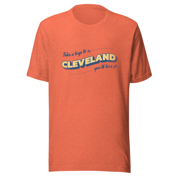 Take a Trip to Cleveland Orange T-Shirt