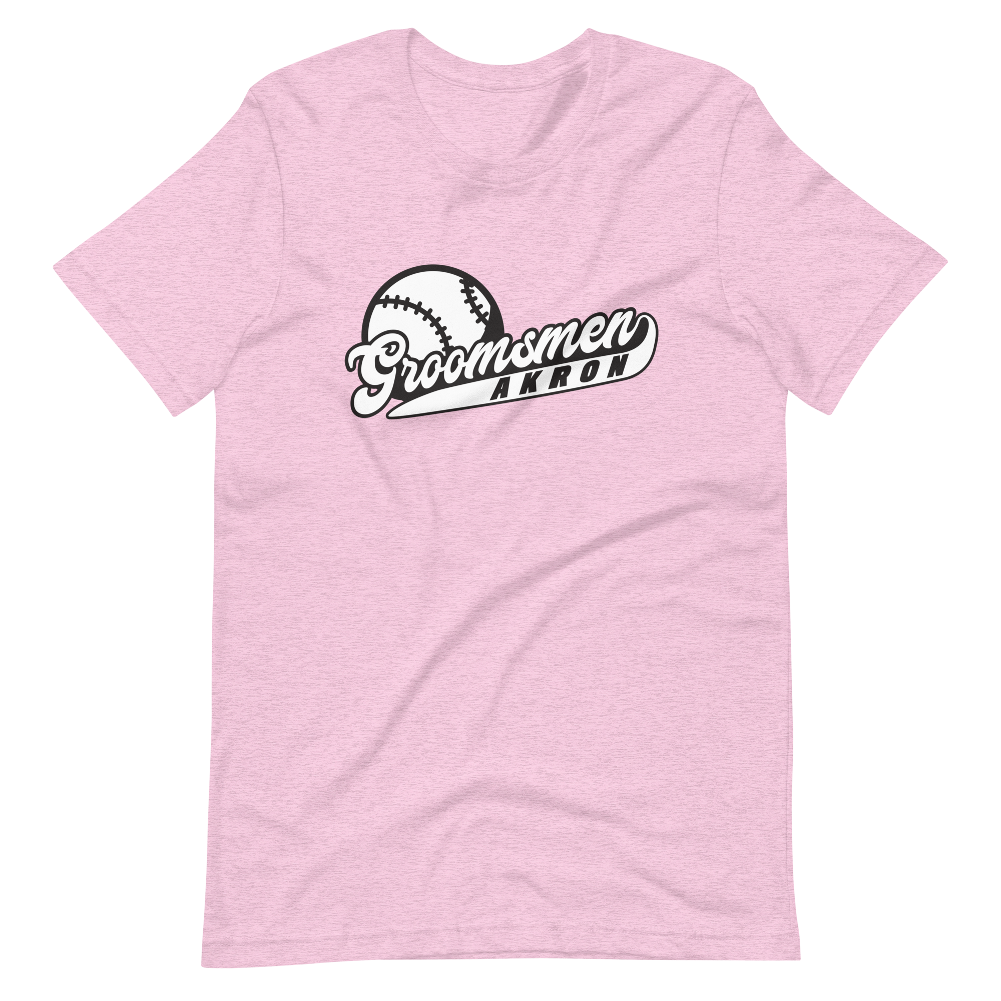 Akron Groomsmen Pink T-Shirt