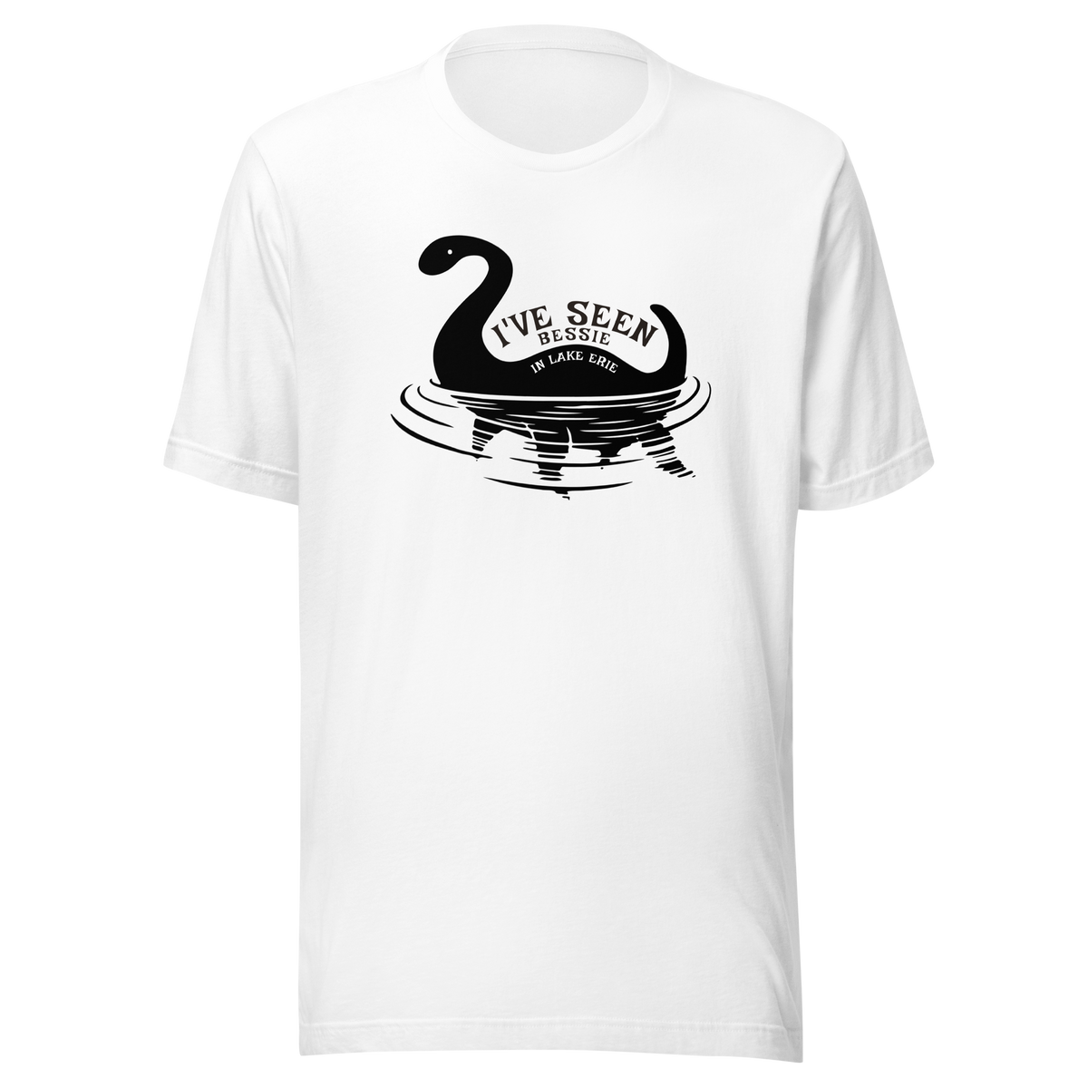 lake erie monsters merch I've Seen Bessie in Lake Erie Unisex T-Shirt White / L