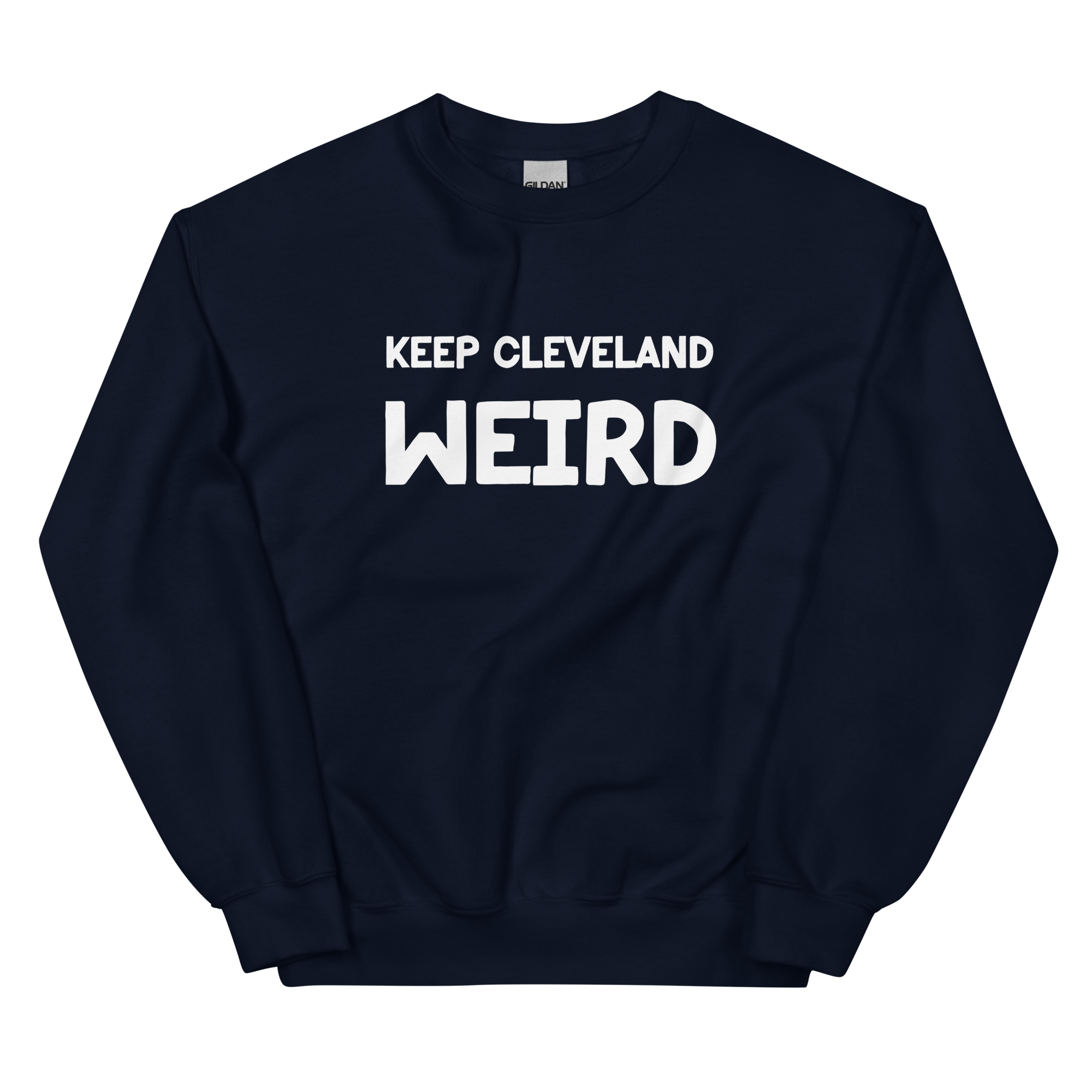 Keep Cleveland Weird Navy Sweatshirt