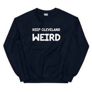 Keep Cleveland Weird Navy Sweatshirt