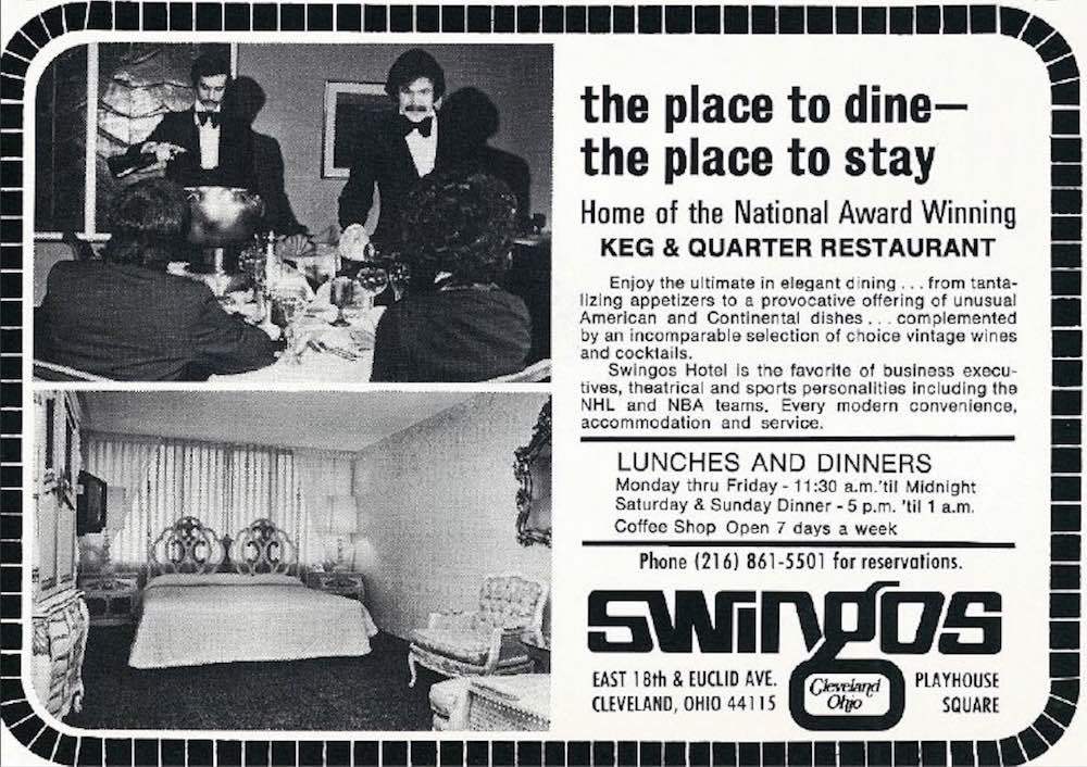 Swingos Keg & Quarter and Celebrity Hotel, the Start of Cleveland’s Comeback Story