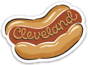 Cleveland Hot Dog Sticker