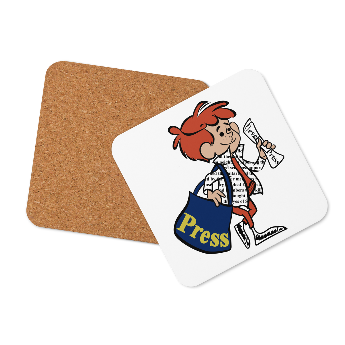 Cleveland Press Paperboy Cork-back Coaster – Cleveland Vintage Shirts