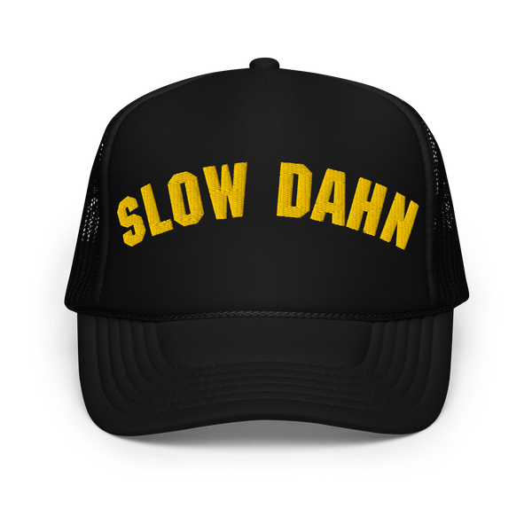 Slow Dahn Pittsburgh Foam Trucker Hat - Front