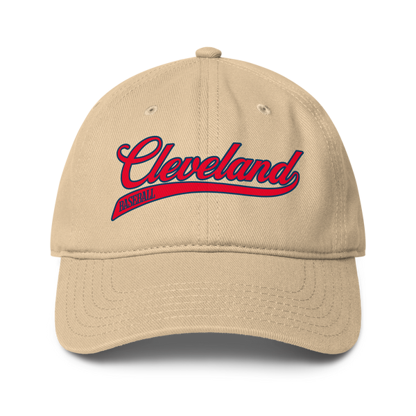 Cleveland Baseball Low-Profile Hat - Khaki