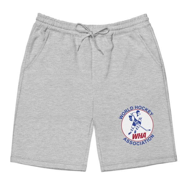 World Hockey Association Men's Fleece Shorts - Gray