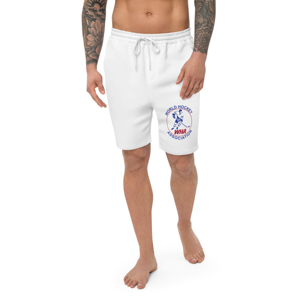 World Hockey Association Men's Fleece Shorts - White
