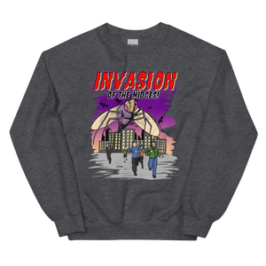 Invasion of the Midges Dark Gray Sweatshirt