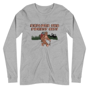 Explore the Forest City Gray Long-Sleeve T-Shirt
