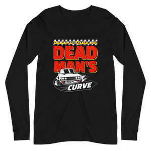 Dead Man's Curve Black Long-Sleeve T-Shirt