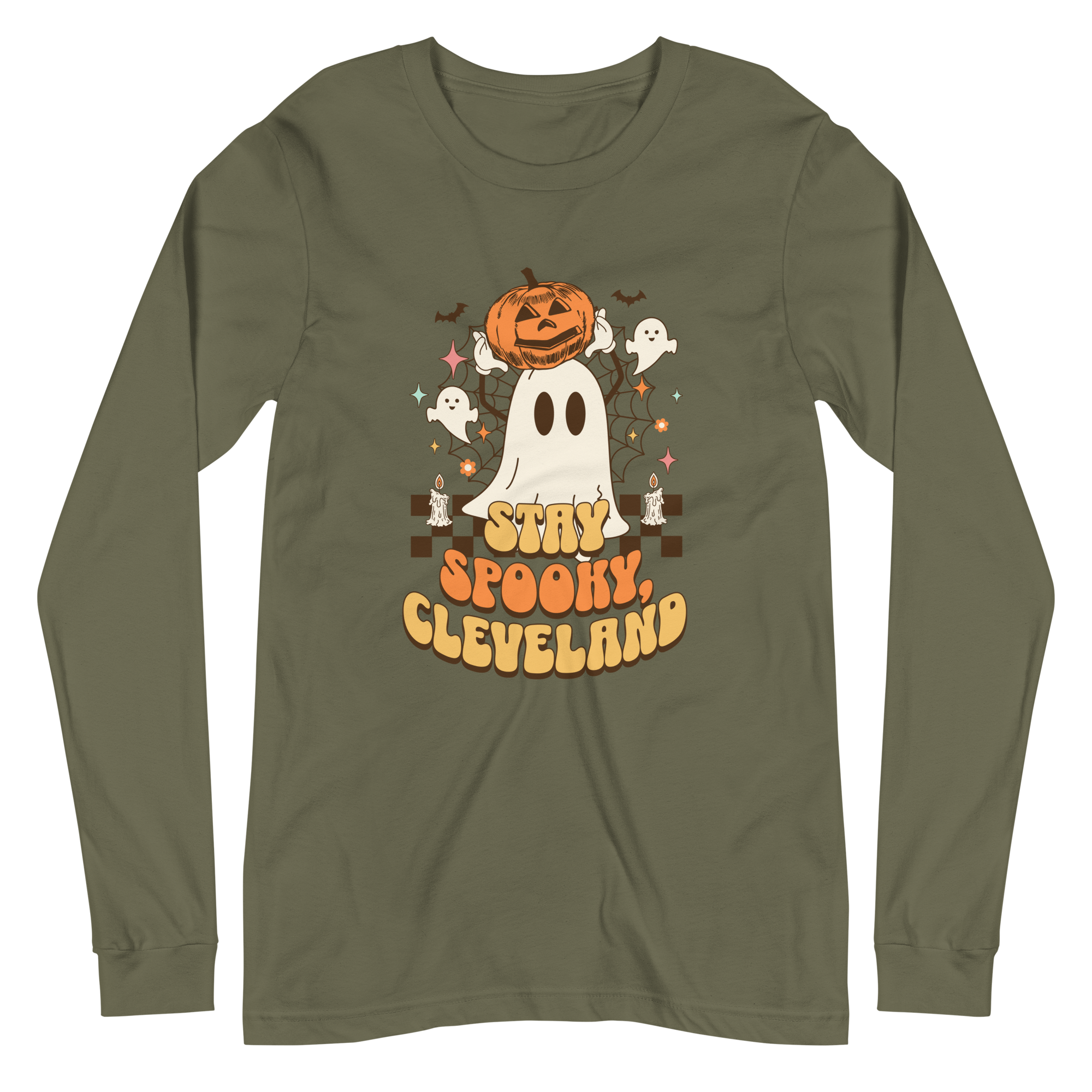 Stay Spooky, Cleveland Long-Sleeve T-Shirt