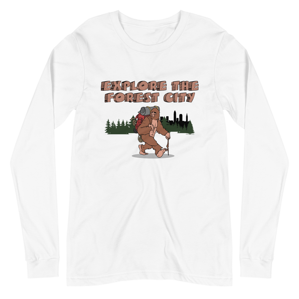 Explore the Forest City White Long-Sleeve T-Shirt