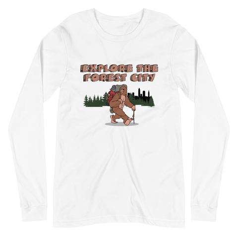 Explore the Forest City White Long-Sleeve T-Shirt
