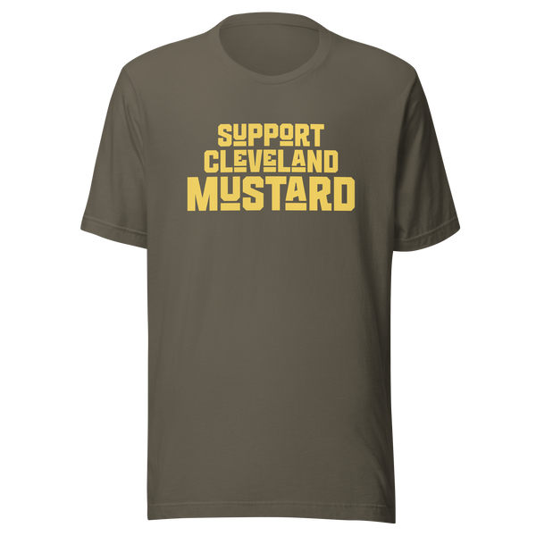 Support Cleveland Mustard T-Shirt