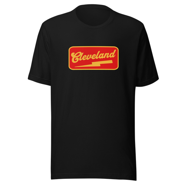 Cleveland Lightning Patch T-Shirt