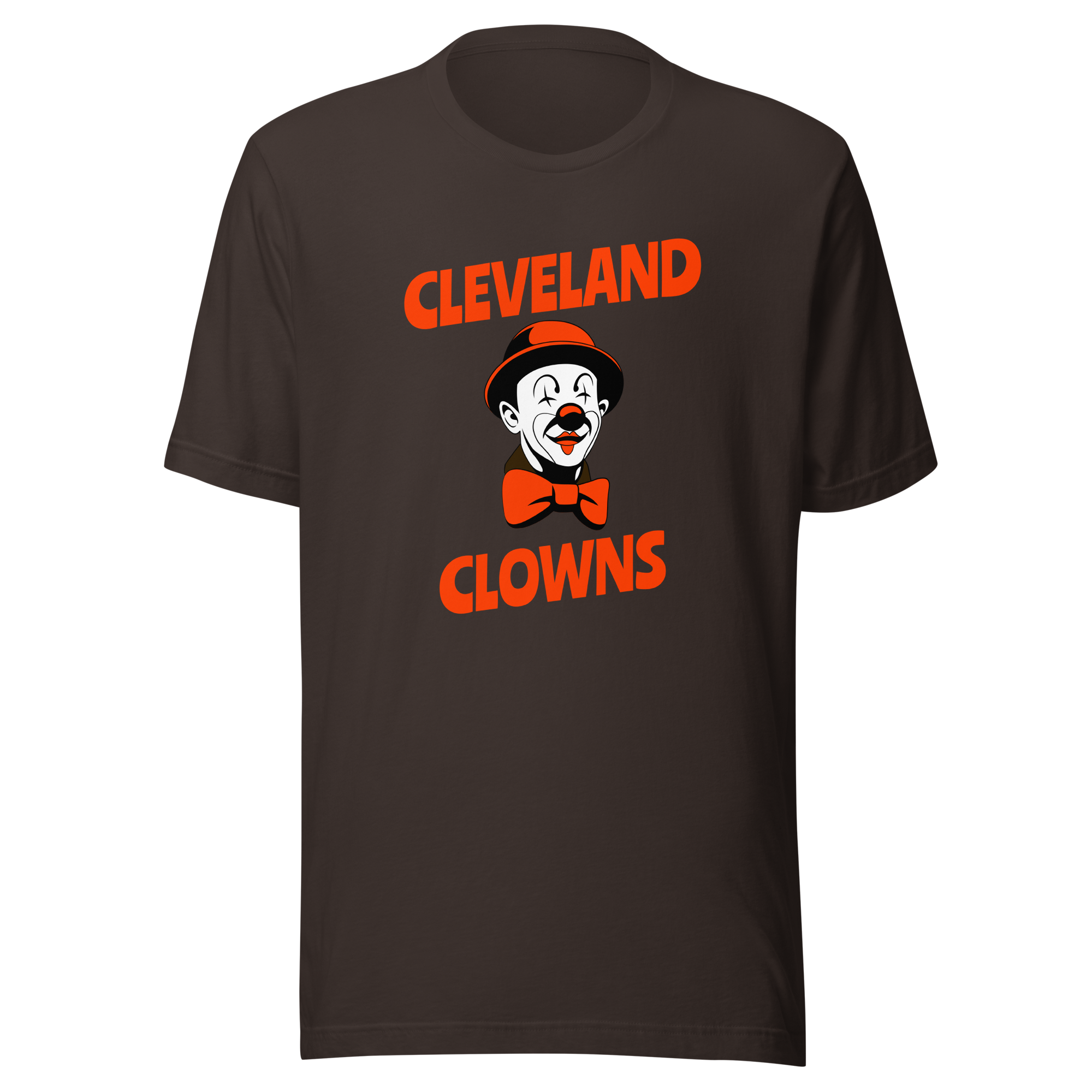 Cleveland Clowns Football Brown T-Shirt