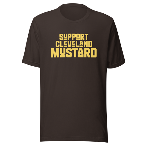 Support Cleveland Mustard T-Shirt