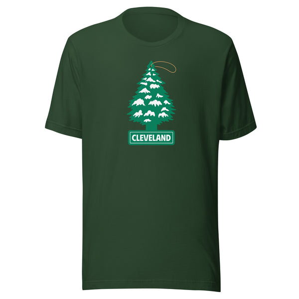 Winter Stinks in Cleveland Unisex T-Shirt - Green