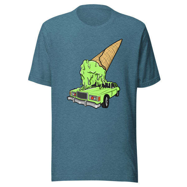 Lime Green Cleveland Police Car T-Shirt