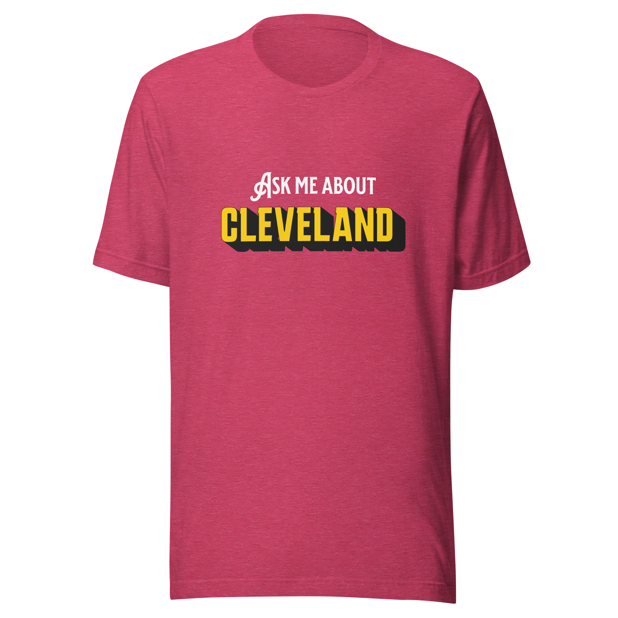 Ask Me About Cleveland Pink T-Shirt