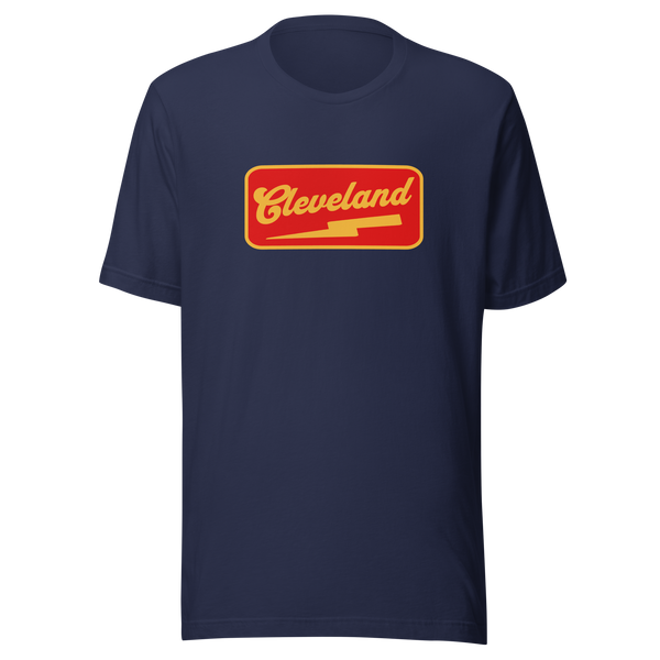 Cleveland Lightning Patch T-Shirt