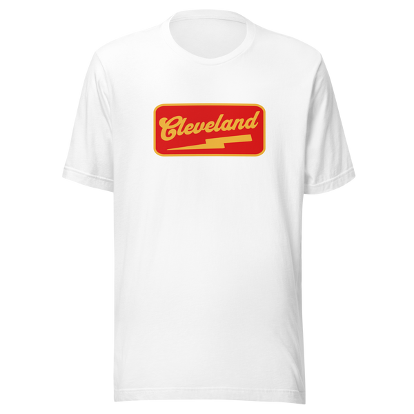 Cleveland Lightning Patch T-Shirt