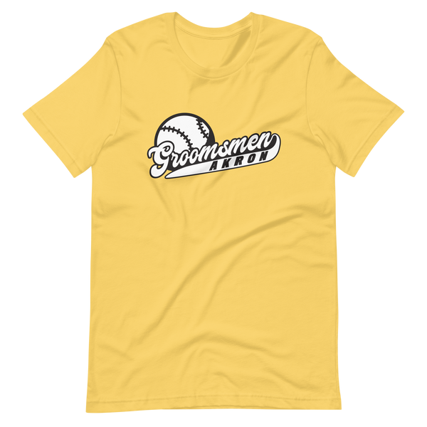 Akron Groomsmen Yellow T-Shirt