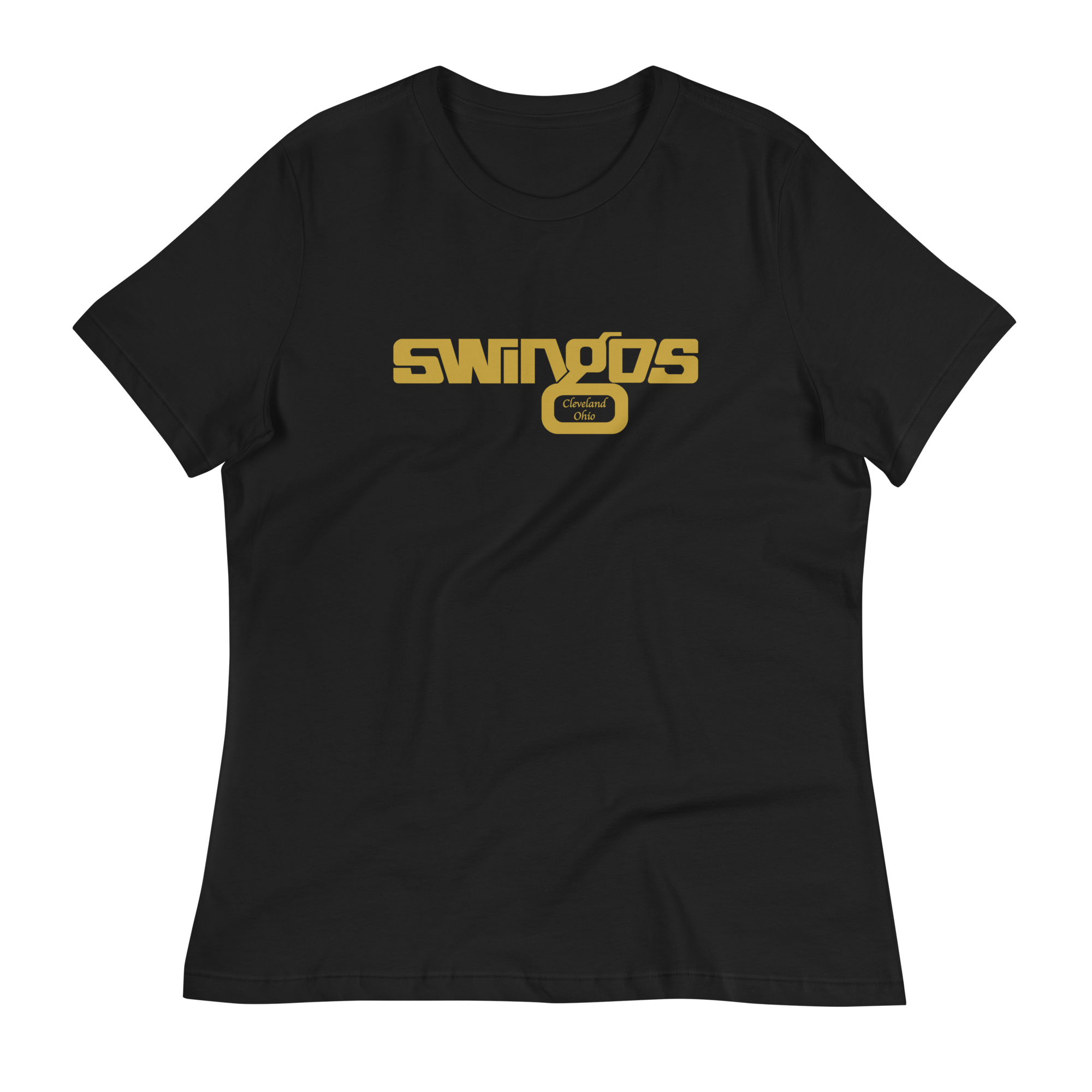 Swingos Women's Black T-Shirt