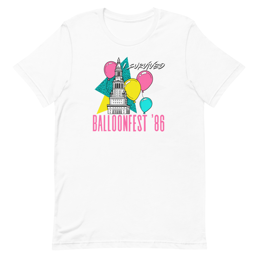 White Cleveland Balloonfest 86 T-Shirt