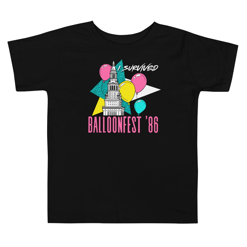 I Survived Balloonfest '86 Toddler T-Shirt