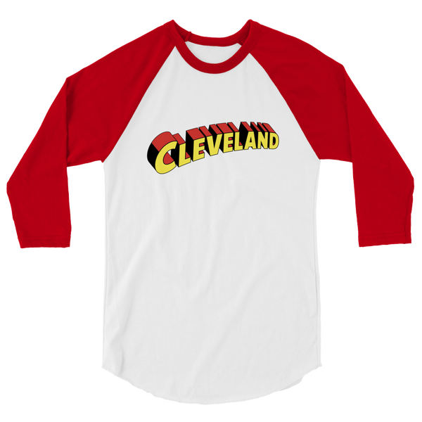 Cleveland Superhero Raglan Style Shirt