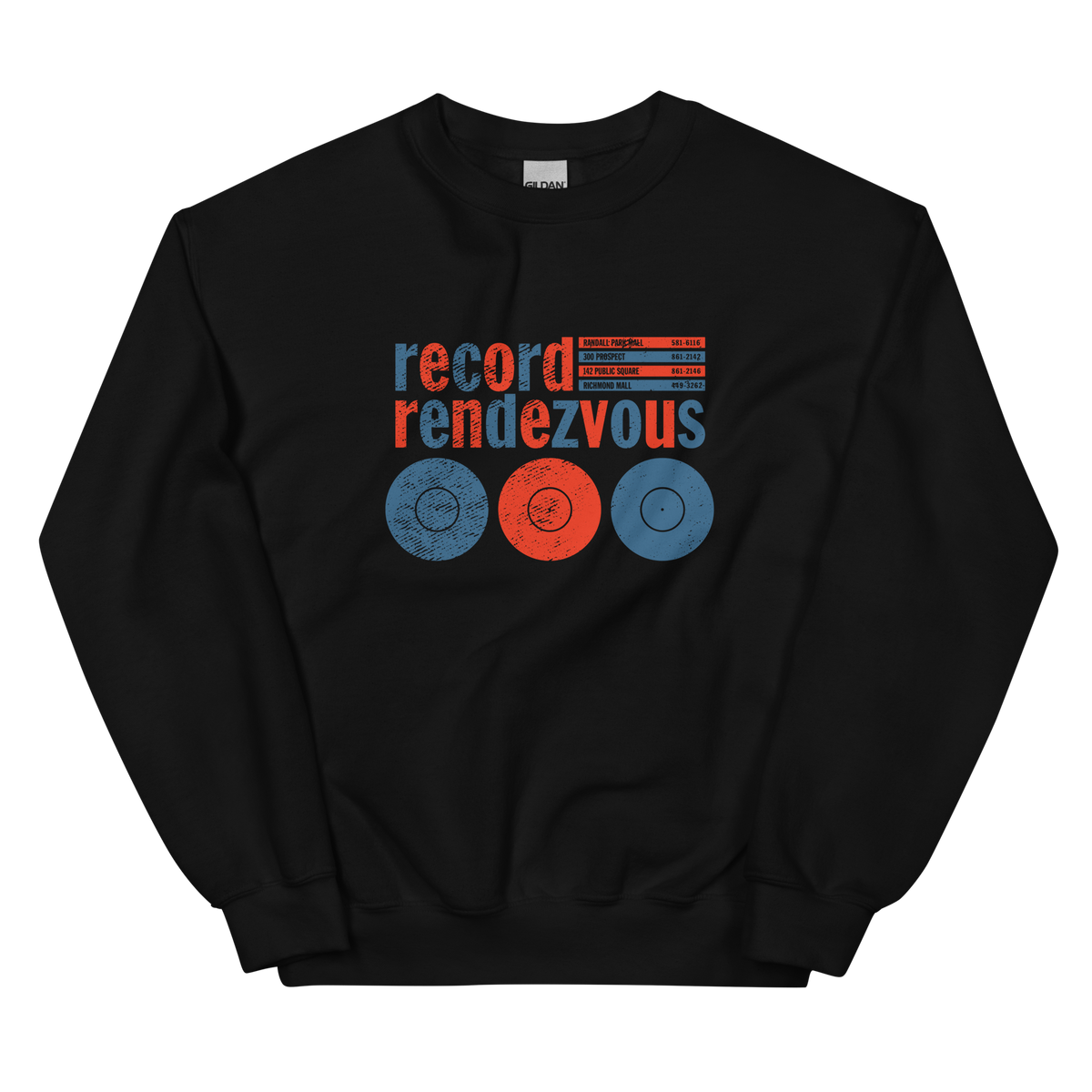 Record Rendezvous Sweatshirt | Cleveland Vintage Shirts