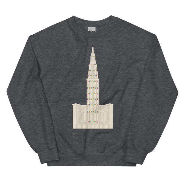 Terminal Tower Cleveland Christmas Sweatshirt