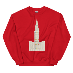 Terminal Tower Cleveland Christmas Sweatshirt