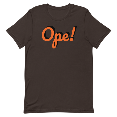Orange/Brown Ope! T-Shirt