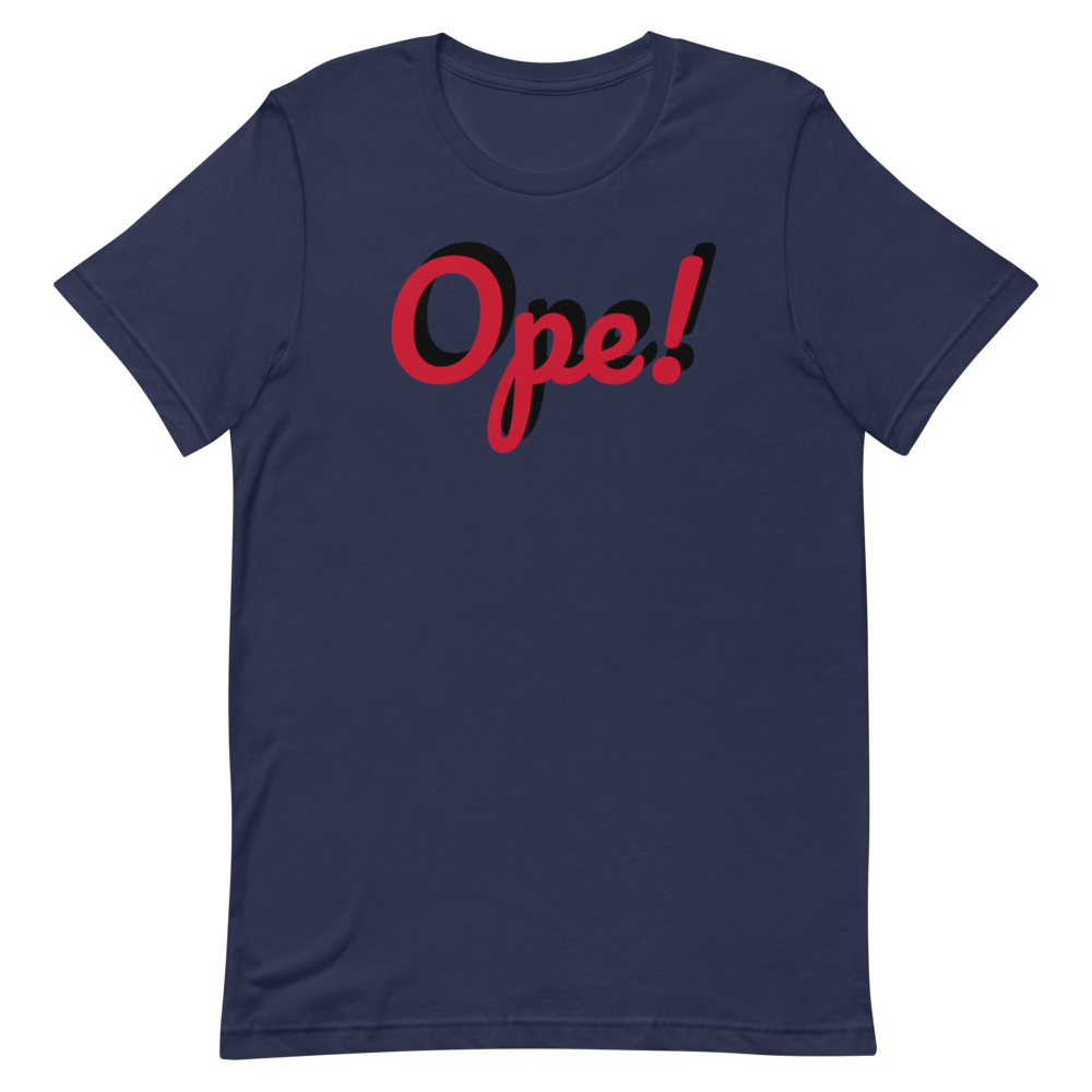 Red/Blue Ope! T-Shirt | Cleveland Vintage Shirts