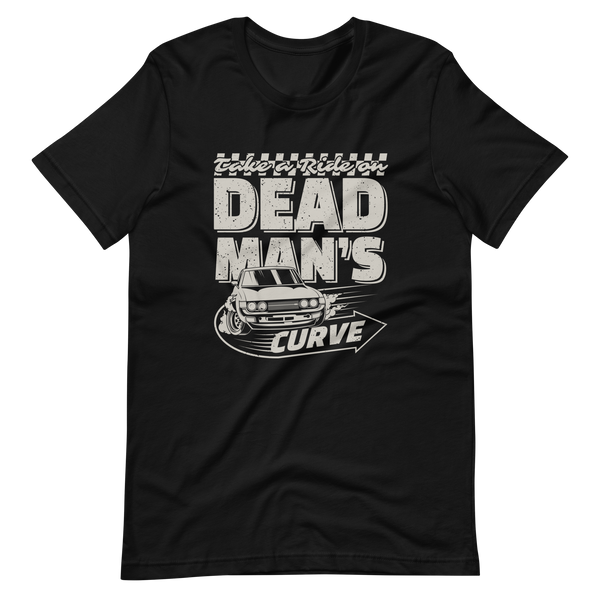 Dead Man's Curve Black T-Shirt