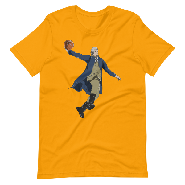 Moses Cleaveland Dunking Gold T-Shirt