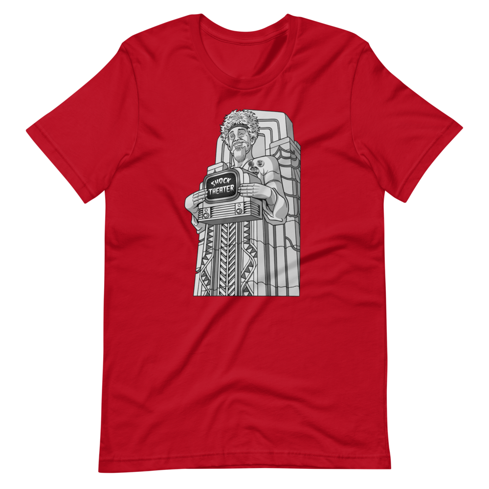 T-shirt Graphique Unisexe GHOULARDI Cleveland - Couleur Dark Grey Heather, Neuf Avec étiquettes