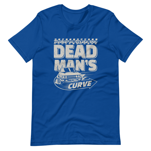 Dead Man's Curve Blue T-Shirt
